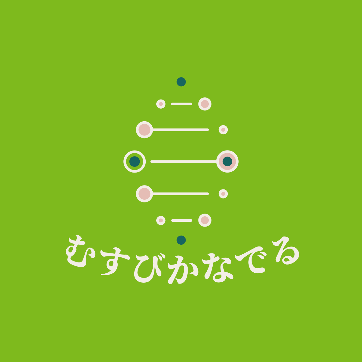 むすびかなでる ロゴ